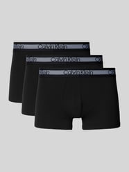 Trunks mit elastischem Logo-Bund im 3er-Pack von Calvin Klein Underwear Schwarz - 36