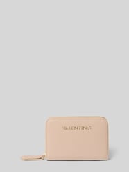 Portemonnaie mit Label-Applikation Modell 'ZERO' von VALENTINO BAGS Beige - 41
