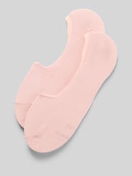 Füßlinge mit Anti Rutsch Ferse im 2er-Pack von CK Calvin Klein Pink - 8