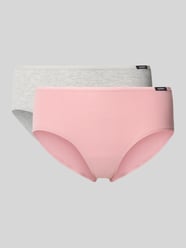 Slim fit slips met logopatch in een set van 2 stuks van Skiny Fuchsia - 6