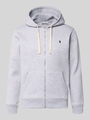 Slim fit sweatjack met labelstitching van REVIEW - 18