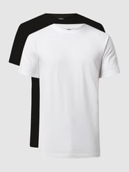T-shirt, per twee verpakt van URBAN CLASSICS Grijs / zwart - 40