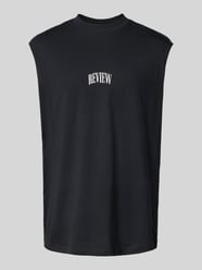 Tanktop mit Label-Print von REVIEW - 33