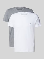 T-Shirt mit Label-Print von Emporio Armani - 28