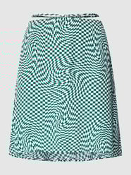 Minirock mit Zierband Modell 'CHECKERBOARD' von Tommy Jeans Grün - 27