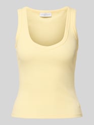 Tanktop mit gerippten Abschlüssen Modell 'Kaili' von LeGer by Lena Gercke - 15