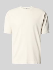 t-shirt z zakładką na rękawach i okrągłym dekoltem od DRYKORN - 16