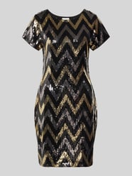 Minikleid mit Rundhalsausschnitt von Apricot - 9