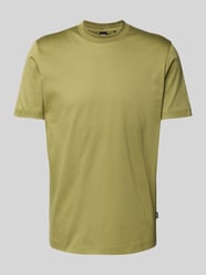 T-shirt met geribde ronde hals, model 'Tessler' van BOSS - 29