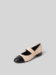 Ballerinas mit Label-Detail von Tory Burch Beige - 16