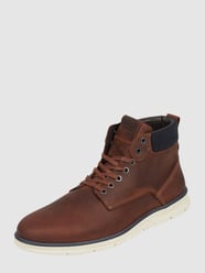 Boots aus Leder Modell 'Tubar' von Jack & Jones Braun - 39
