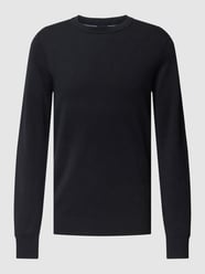 Strickpullover mit Strukturmuster Modell 'Raven' von JOOP! Collection Schwarz - 38