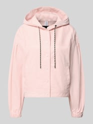 Kurtka o kroju regular fit z mieszanki bawełny od Marc Cain Fuksjowy - 9