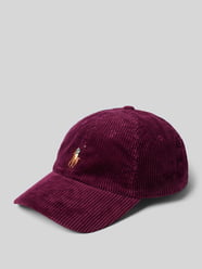 Cap aus Cord mit Label-Stitching von Polo Ralph Lauren Bordeaux - 34