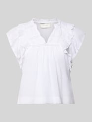 Blouse met volants model 'Jayla' van Neo Noir - 17