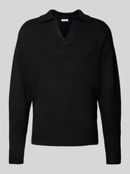 Sweter z dzianiny o kroju loose fit z dodatkiem wełny model „SOHO” od JACK & JONES - 38