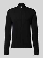 Slim Fit Strickjacke aus Viskose-Mix mit Stehkragen von MCNEAL - 24