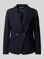 Blazer mit Strukturmuster Modell 'Jatawa2' von BOSS Blau - 13