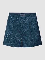 Boxershorts mit Allover-Muster Modell 'DAKOTA' von Tom Tailor Blau - 28