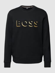 Sweatshirt mit Logo-Motiv Modell 'Stadler' von BOSS Schwarz - 38