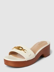 Sandalen mit Absatz Modell 'ROXANNE' von Lauren Ralph Lauren Weiß - 40