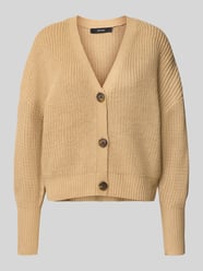 Kurtka z dzianiny o luźnym kroju z ozdobnymi guzikami model ‘LEA’ od Vero Moda - 2