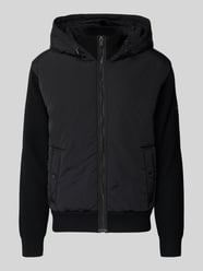 Regular Fit Strickjacke mit Frontteil im Blouson-Stil Modell 'KIACCIO' von BOSS Orange - 12