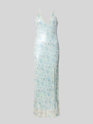 Abendkleid mit Pailletten und V-Ausschnitt Modell 'LOIS SEQUIN' von Bardot - 10