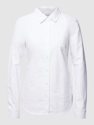 Bluzka koszulowa o kroju slim fit z kołnierzykiem typu kent od Christian Berg Woman - 41