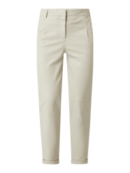 Leren broek van schapenleer, model 'Nessa'  van Studio AR Wit - 25