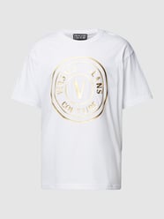 T-Shirt mit Label-Print von Versace Jeans Couture Weiß - 42