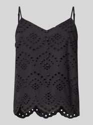 Top bluzkowy o kroju relaxed fit z czystej bawełny model ‘VILDE’ od PIECES - 22