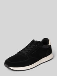 Lage sneakers van echt leer, model 'NEWPORT' van Tommy Hilfiger - 7
