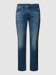 Regular Fit Jeans mit Label-Applikation Modell 'Re.Maine' von BOSS Orange Blau - 14