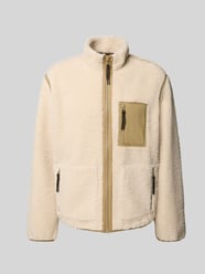 Regular fit jack met teddybont van Marc O'Polo Denim Beige - 42