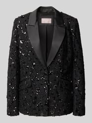 Regular Fit Longblazer mit Paillettenbesatz von Christian Berg Woman Selection - 29