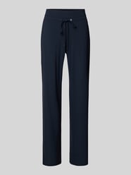 Straight Fit Stoffhose mit Strukturmuster Modell 'CANDICE' von Raffaello Rossi - 3