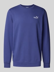 Sweatshirt mit Label-Stitching von PUMA PERFORMANCE Blau - 5