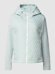 Hybridjacke mit Stepp-Besatz und Fleecearm von Fuchs Schmitt Blau - 40