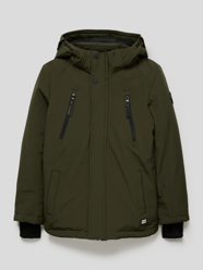 Jacke mit Label-Patch Modell 'Worcks' von CARS JEANS Grün - 39