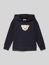 Hoodie mit Logo-Badge von Steiff - 5