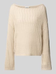 Sweter z dzianiny o kroju oversized z dekoltem w łódkę od INFLUENCER'S CHOICE BY P&C* - 28