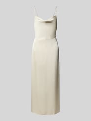 Midikleid aus Satin mit Wasserfall-Ausschnitt Modell 'RAVENNA' von Vila - 43