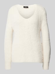 Gebreide pullover met V-hals van Monari - 1