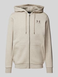 Sweatjacke mit Label-Stitching von Under Armour Grau - 23