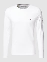 Shirt met lange mouwen en logostitching van Tommy Hilfiger Wit - 28