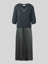 Krój podkreślający figurę sukienka casualowe z obszycie koronką od ROBE LÉGÈRE - 7