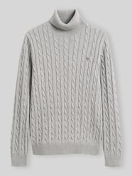 Rollkragenpullover mit Logo-Detail von GANT - 9