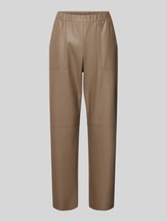 Stoffhose mit elastischem Bund Modell 'CREATIVO' von MAX&Co. Beige - 14