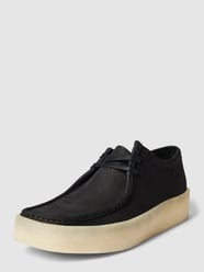 Schnürschuhe aus Leder Modell 'WALLABEE' von Clarks Schwarz - 22